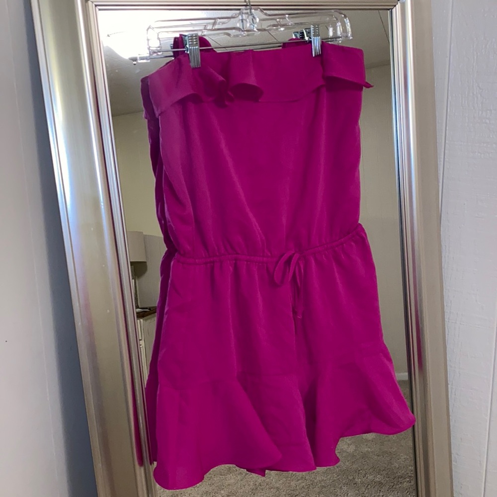 Pink Lily Romper